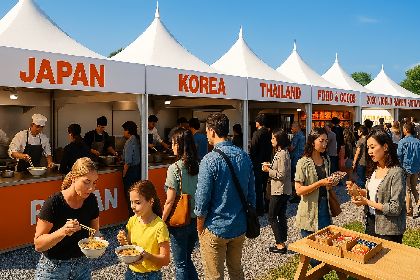 세계라면축제 현장 이미지