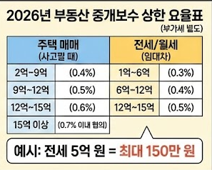 부동산 복비 상한치