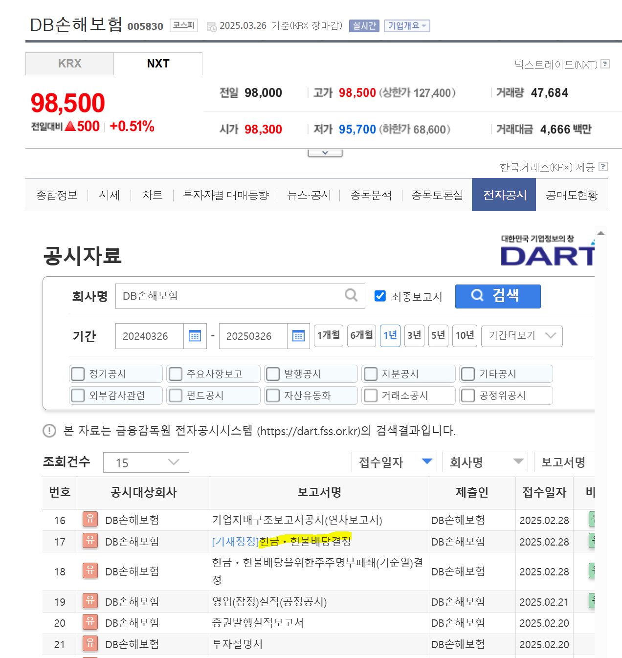 공시보기