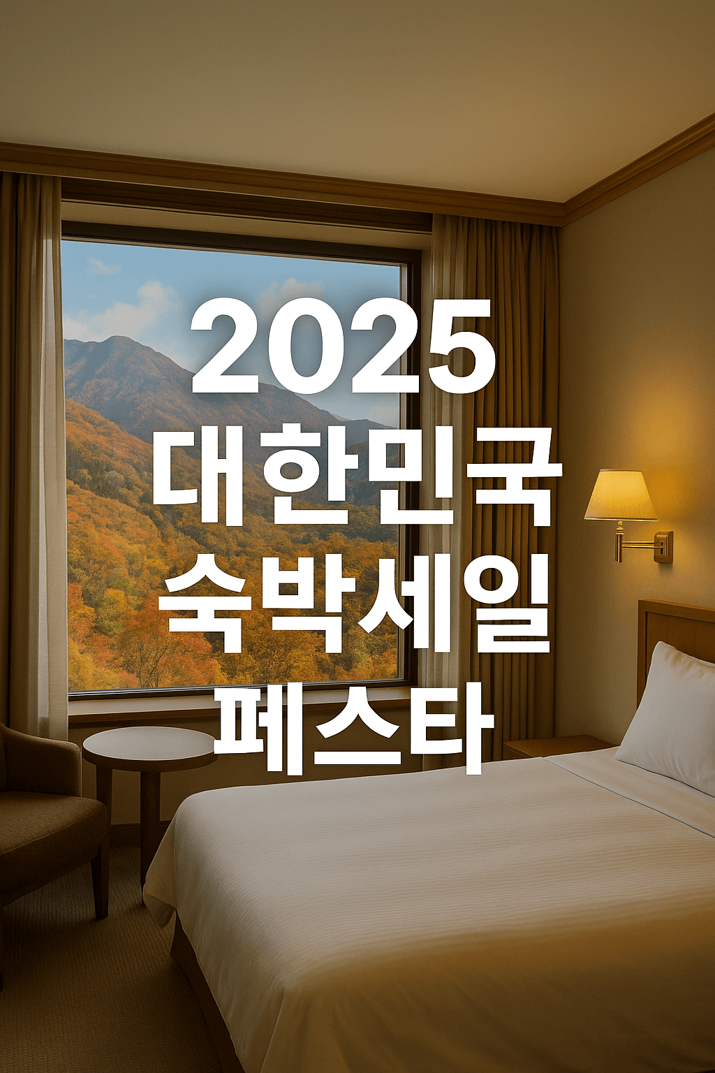 2025년 대한민국 숙박세일 페스타: 추석 & 가을편