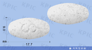 실콘정 알약 모양