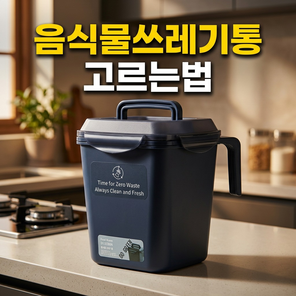 음식물쓰레기통 고르는법 냄새 문제 상황