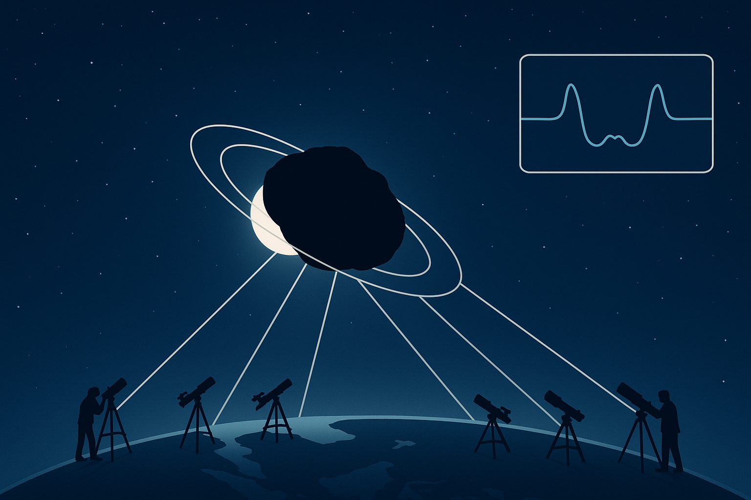 &lsquo;행성 엄폐(Occultation)&rsquo;로 소행성 크기&middot;고리까지 잡아내는 조용한 최전선