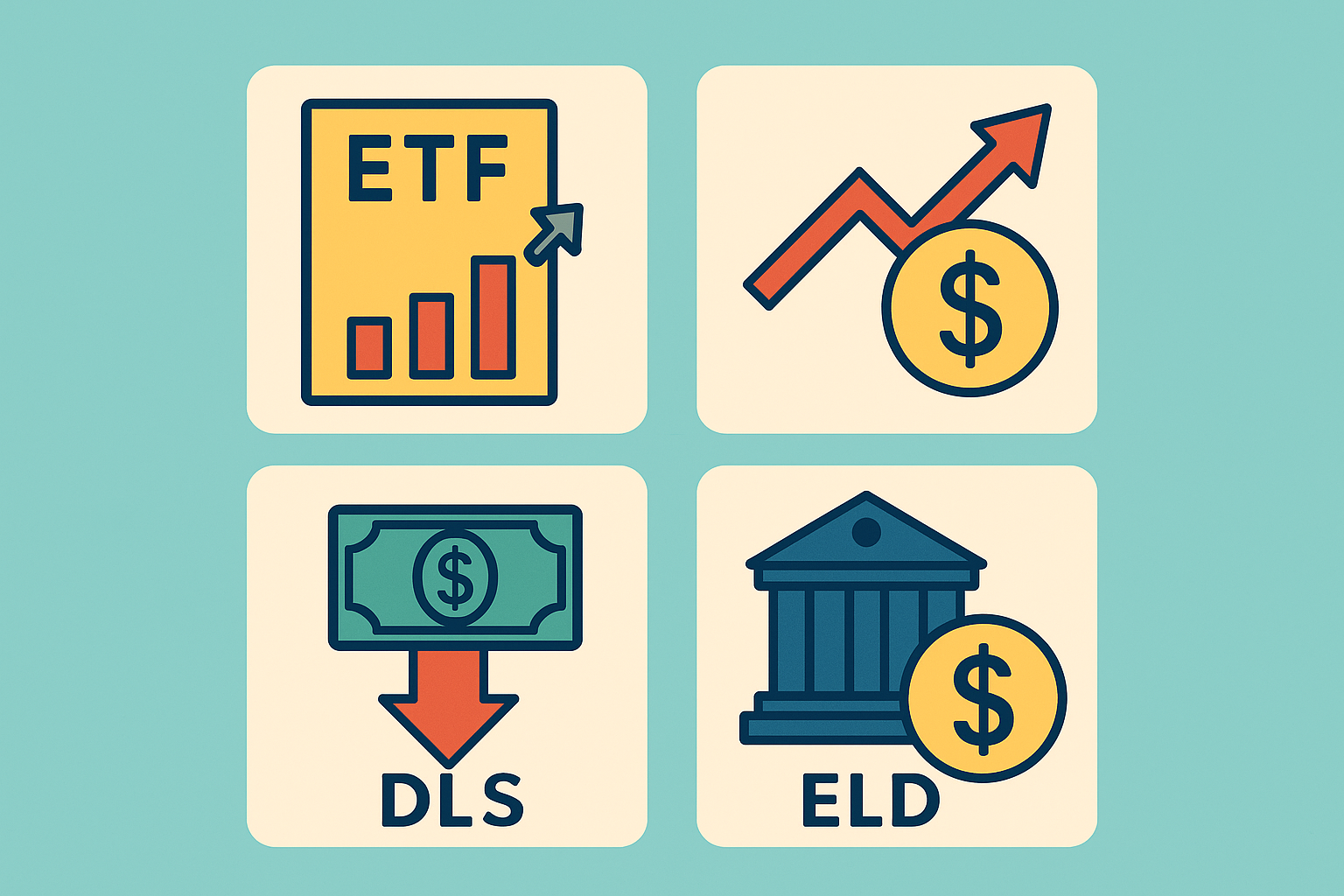 ETF&middot;ELS&middot;DLS&middot;ELD&middot;ELF 완전정리｜헷갈리는 세 글자 금융상품 한 번에 이해하기