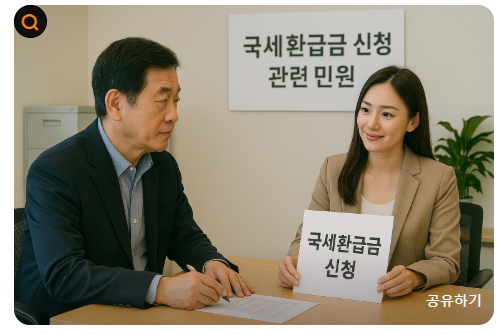 2025국세환급금조회 및 신청방법사진