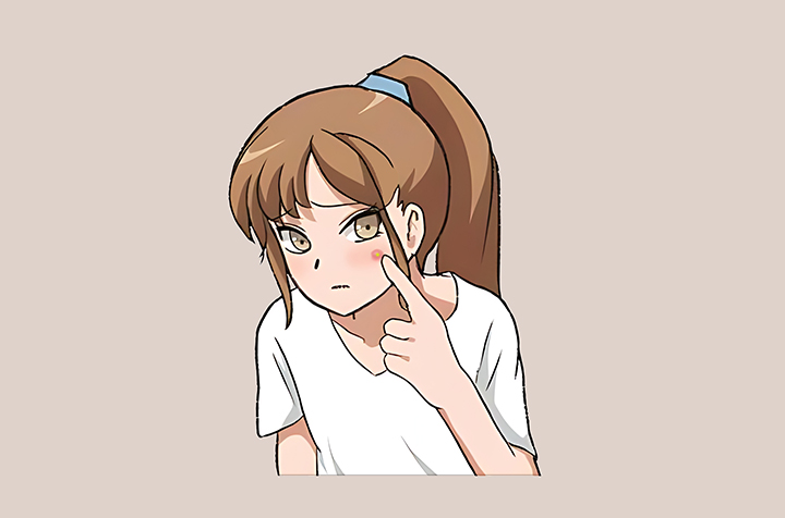 고름이-차있는-모낭염