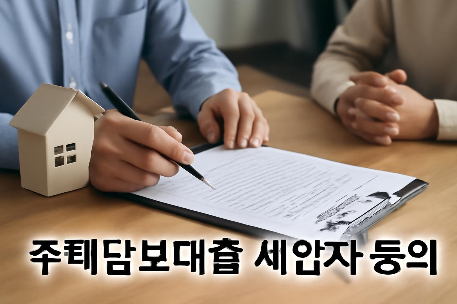 주택담보대출 세입자 동의