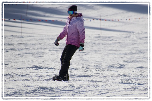 겨울 스키장 사진