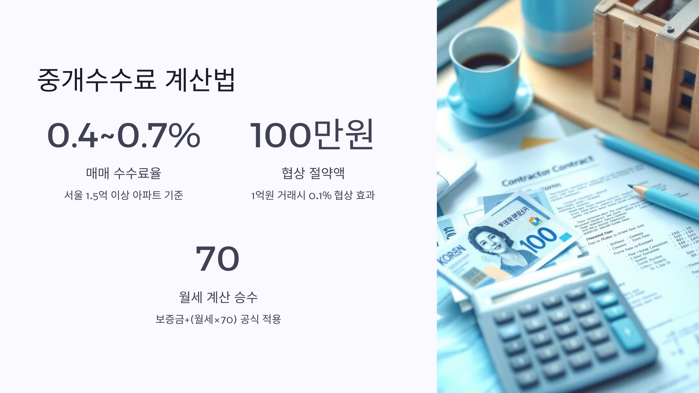 중개수수료 계산법