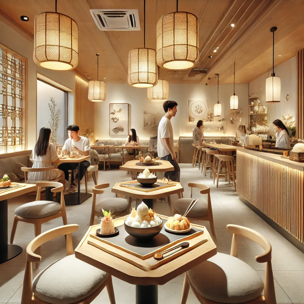 K-푸드 창업 아이템 관련 사진 (디저트 카페 사진)