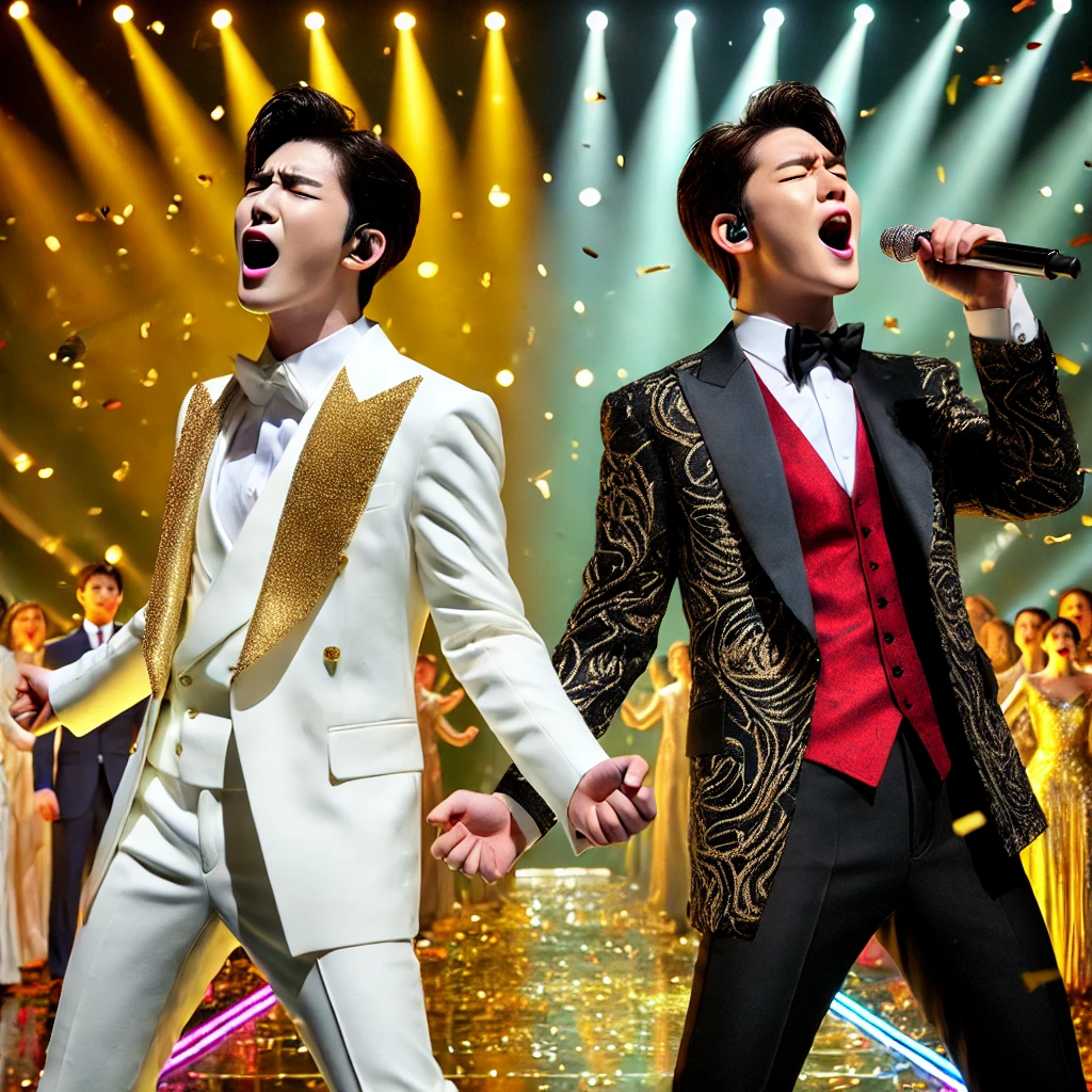 김용빈과 손빈아가 결승 무대