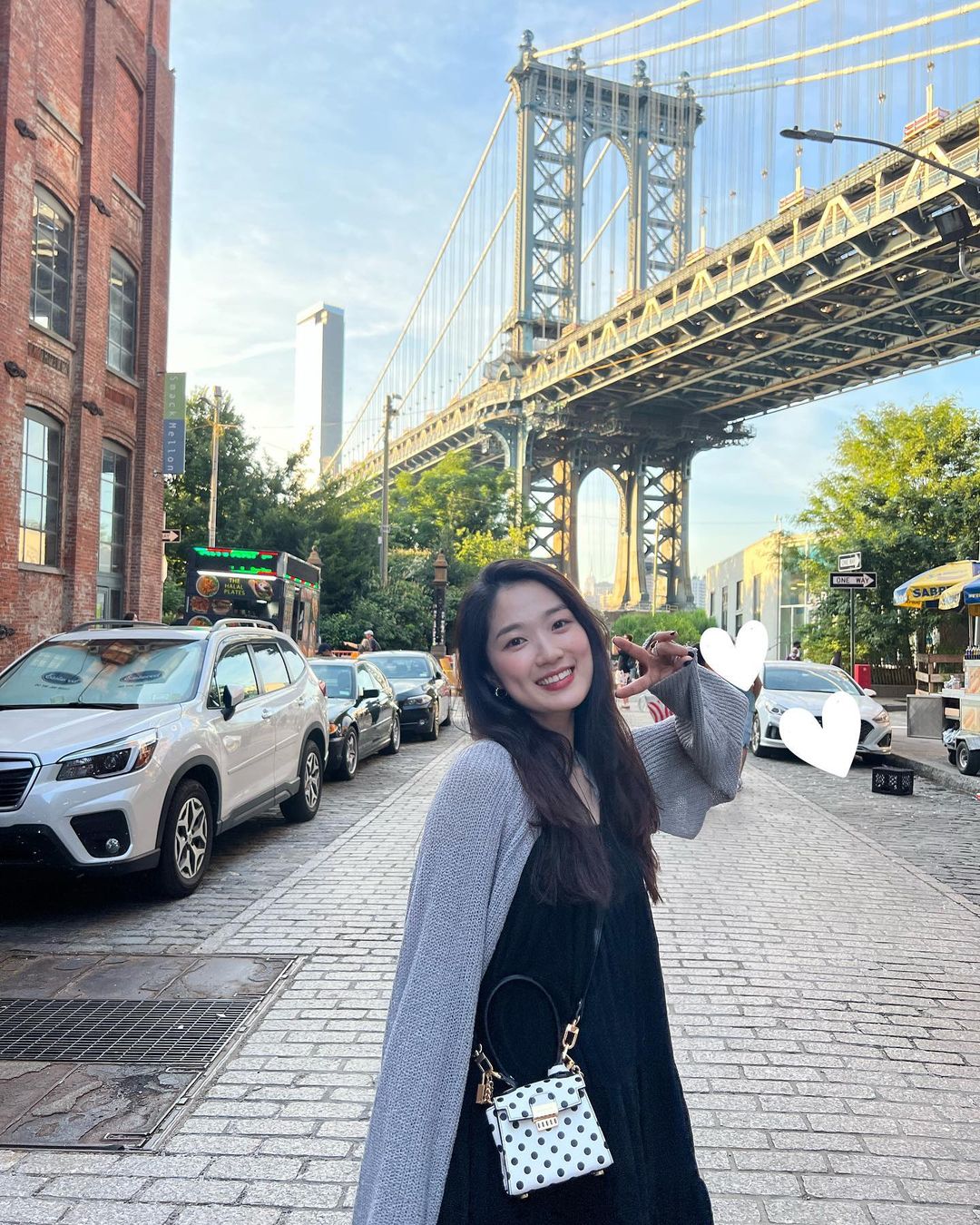 미국 브로드웨이 여행간 김혜윤