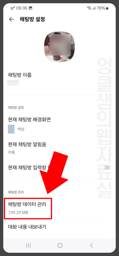 채팅방 데이터 관리