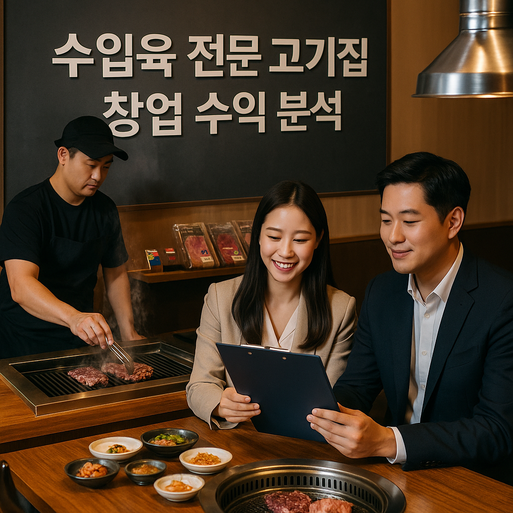 수입육 전문 고기집 창업 수익 분석
