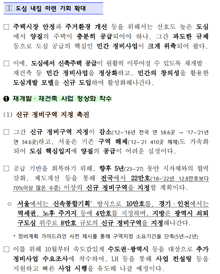재건축 재가발 사업 정상화 착수
