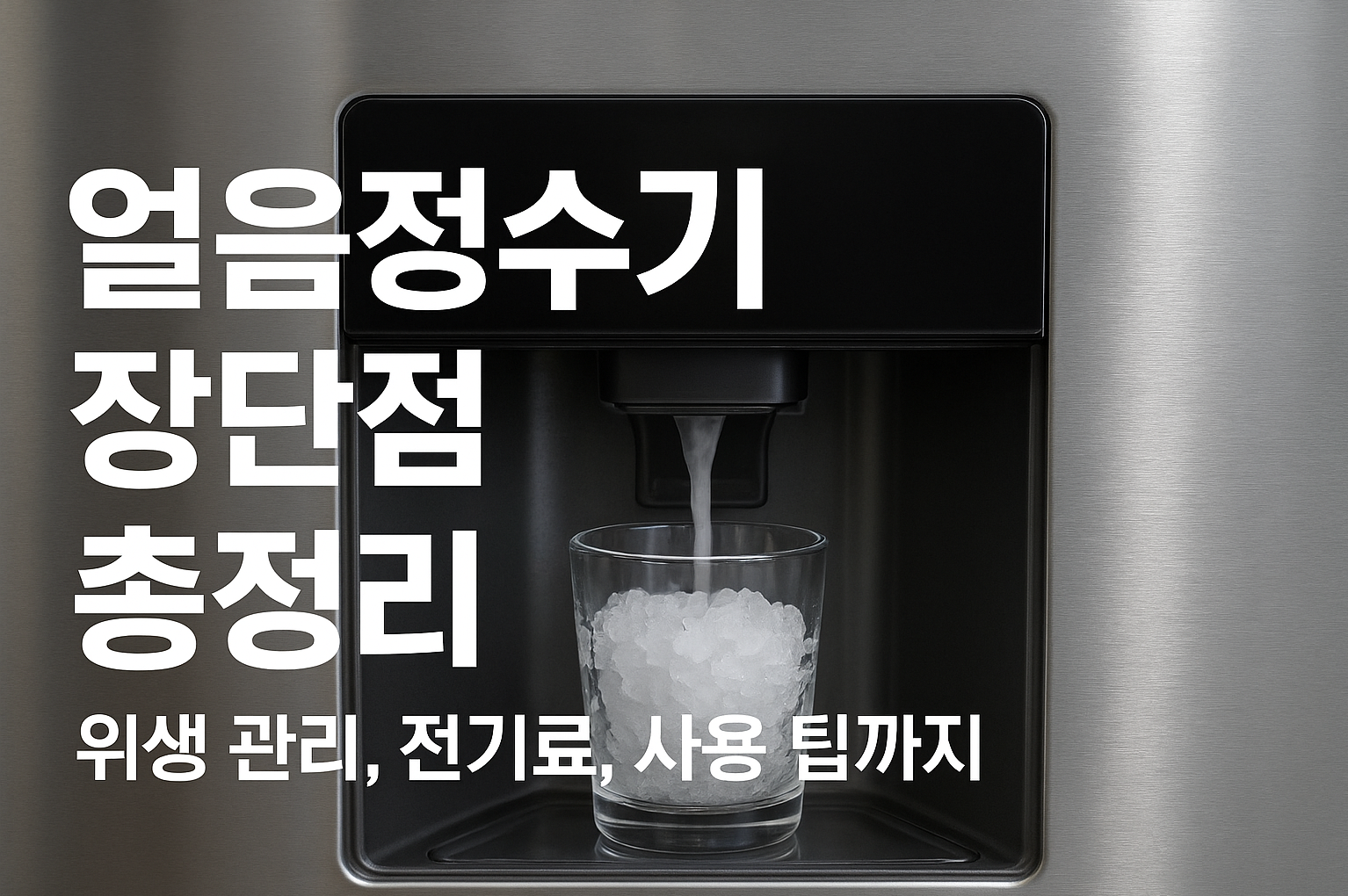 얼음정수기 총정리