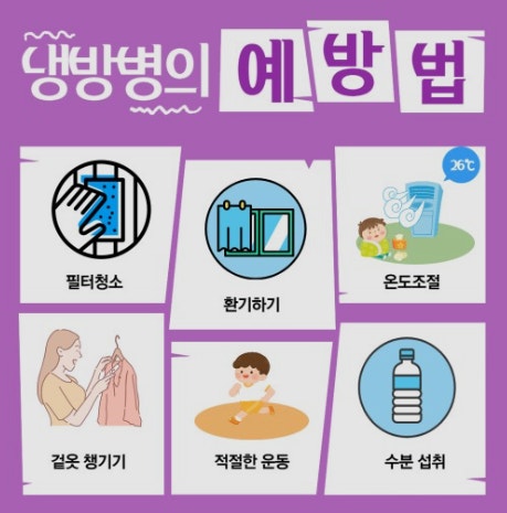 냉방병 증상 및 원인, 치료방법