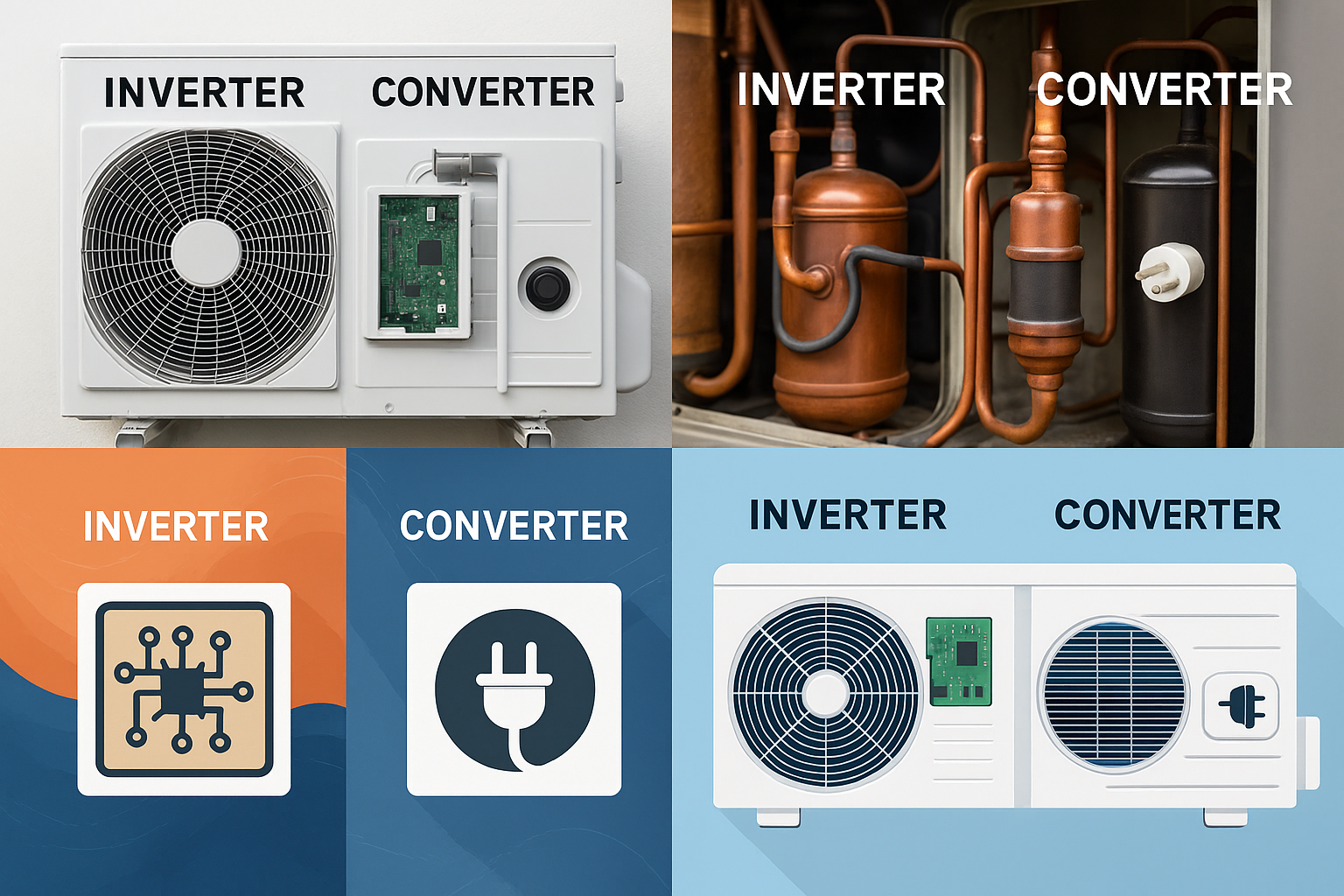 에어컨 인버터와 컨버터 차이점