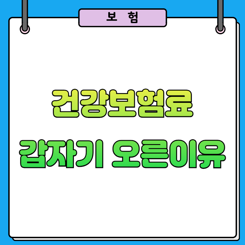 지역가입자 건강보험료