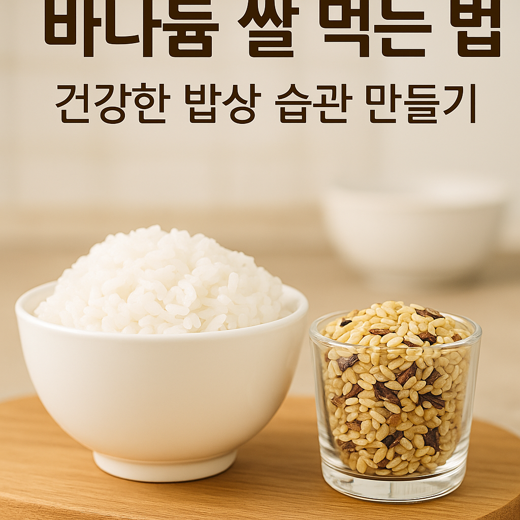 [바나듐쌀 백과] 바나듐 쌀 먹는 법과 올바른 섭취 팁 (2025 최신 가이드)