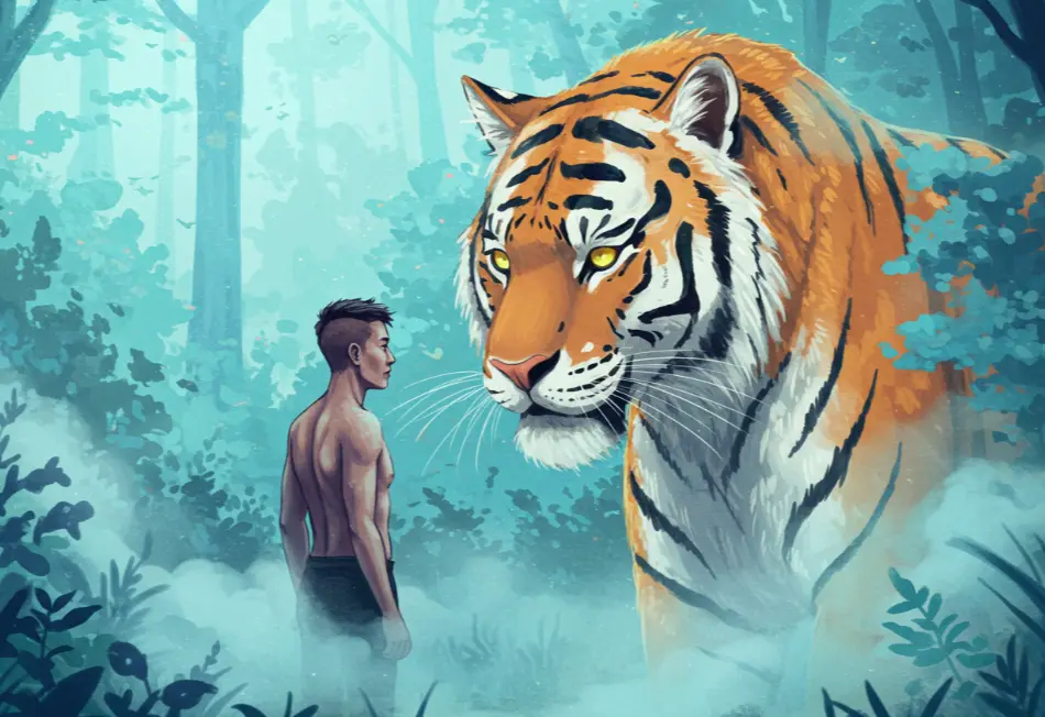 호랑이를 만나는 꿈 해몽