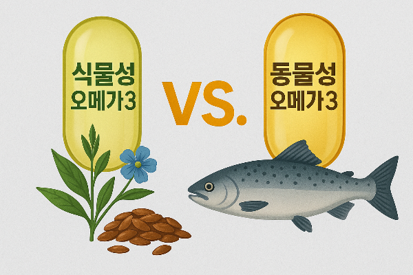 식물성오메가3 동물성오메가3