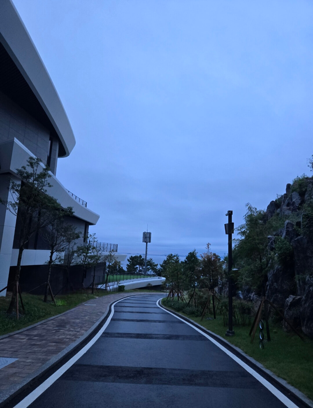리조트 산책로
