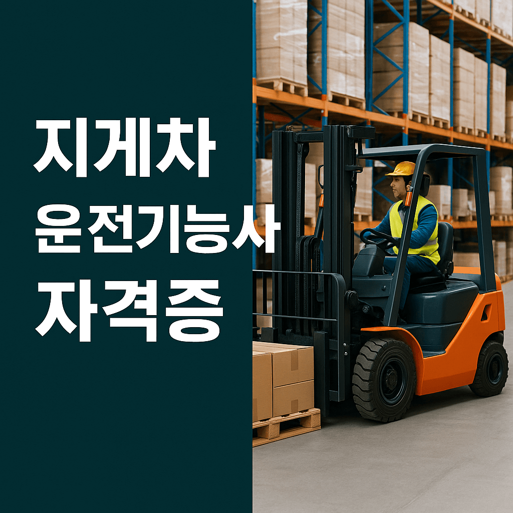 지게차 운전기능사 자격증 12