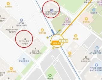 GTX B 노선 개발 수혜 지역 노선도 시장_5