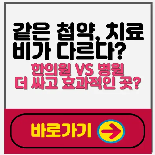 같은 첩약인데 병원마다 가격이 다르다고?" 치료비 비교하고 현명하게 선택하세요