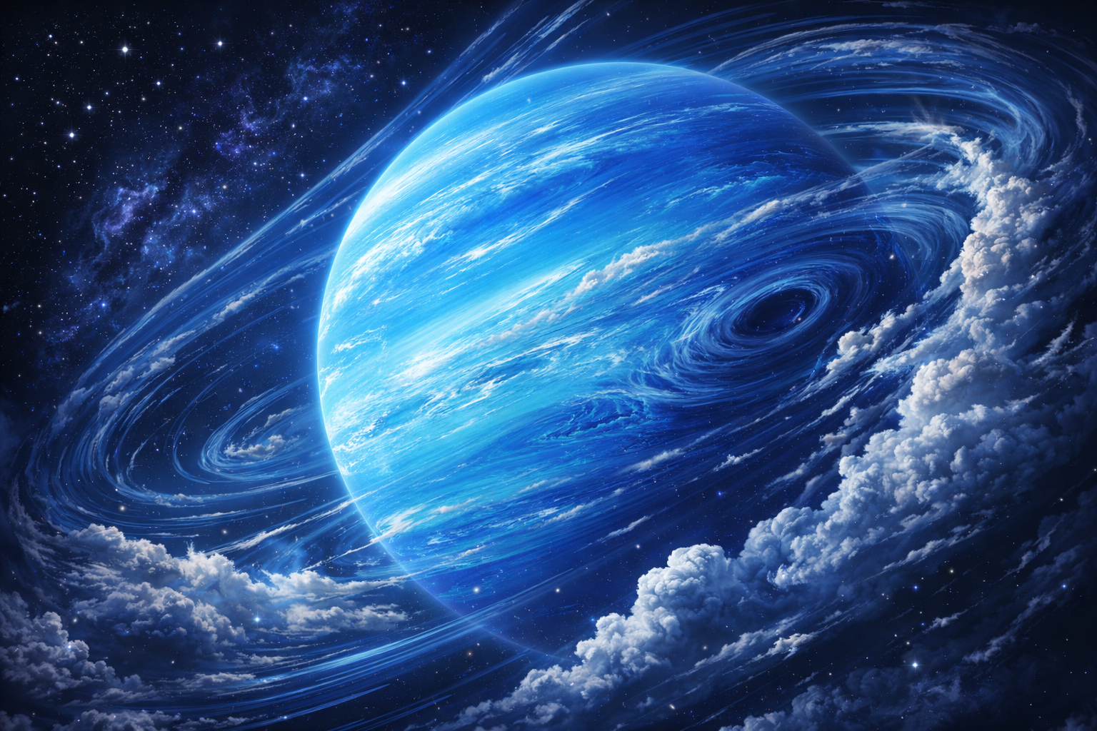 해왕성 바람은 왜 그렇게 강할까? (내부 열에너지의 영향, 대기의 움직임, 먼 행성인데도 활발한 이유)