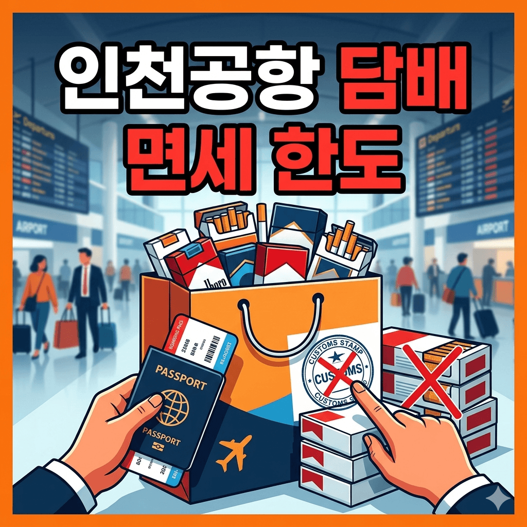 인천공항 담배 면세 한도