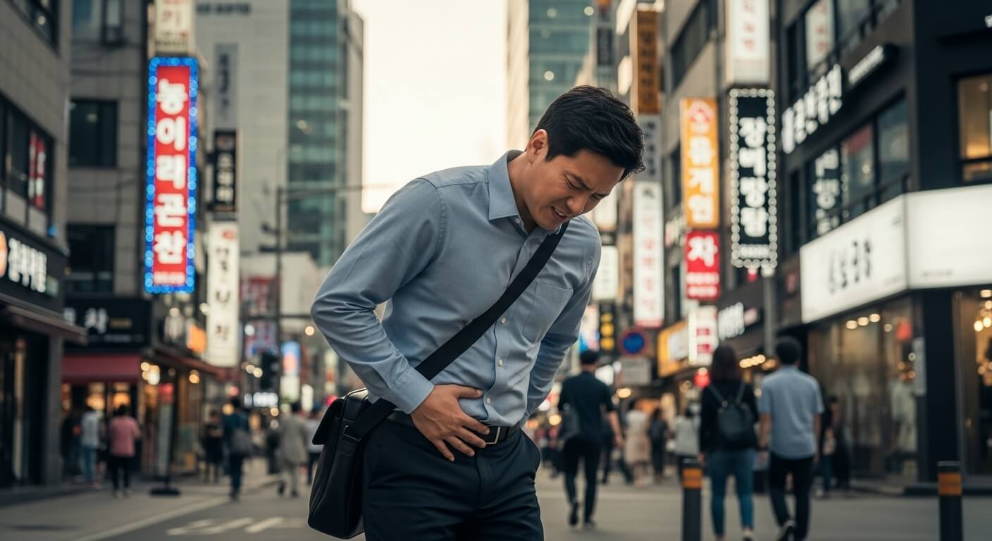 오른쪽 옆구리 통증 의심되는병