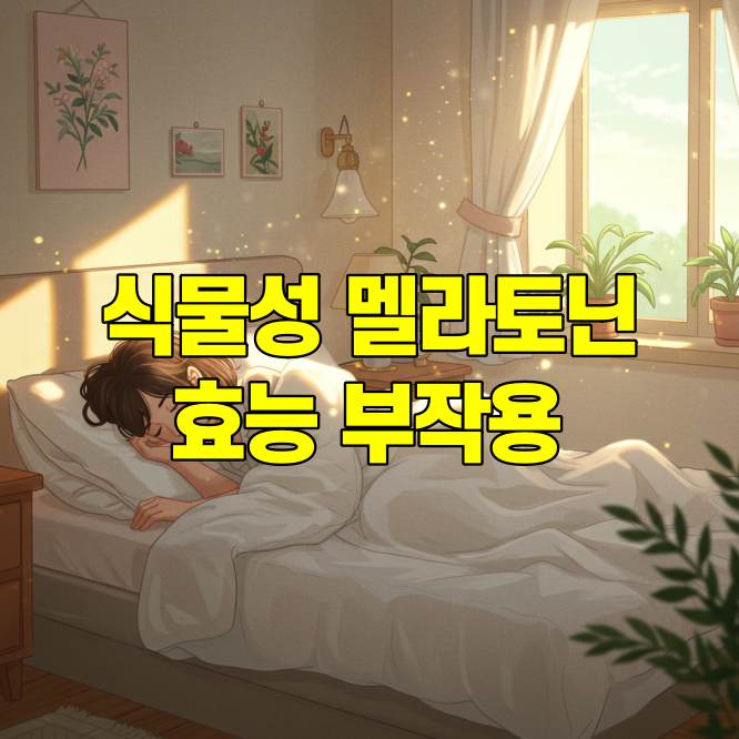 식물성 멜라토닌 효능과 부작용, 안전하게 활용하는 방법