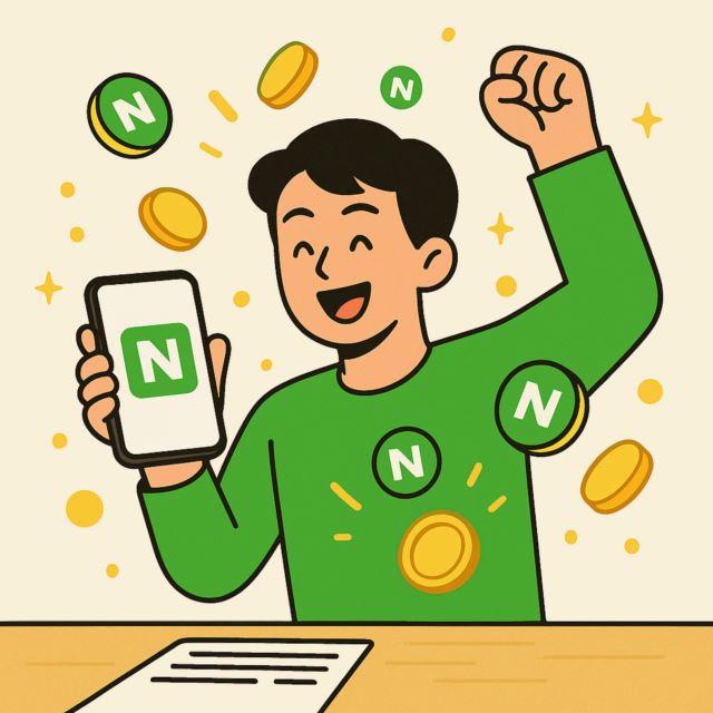 네이버 포인트 적립 일러스트