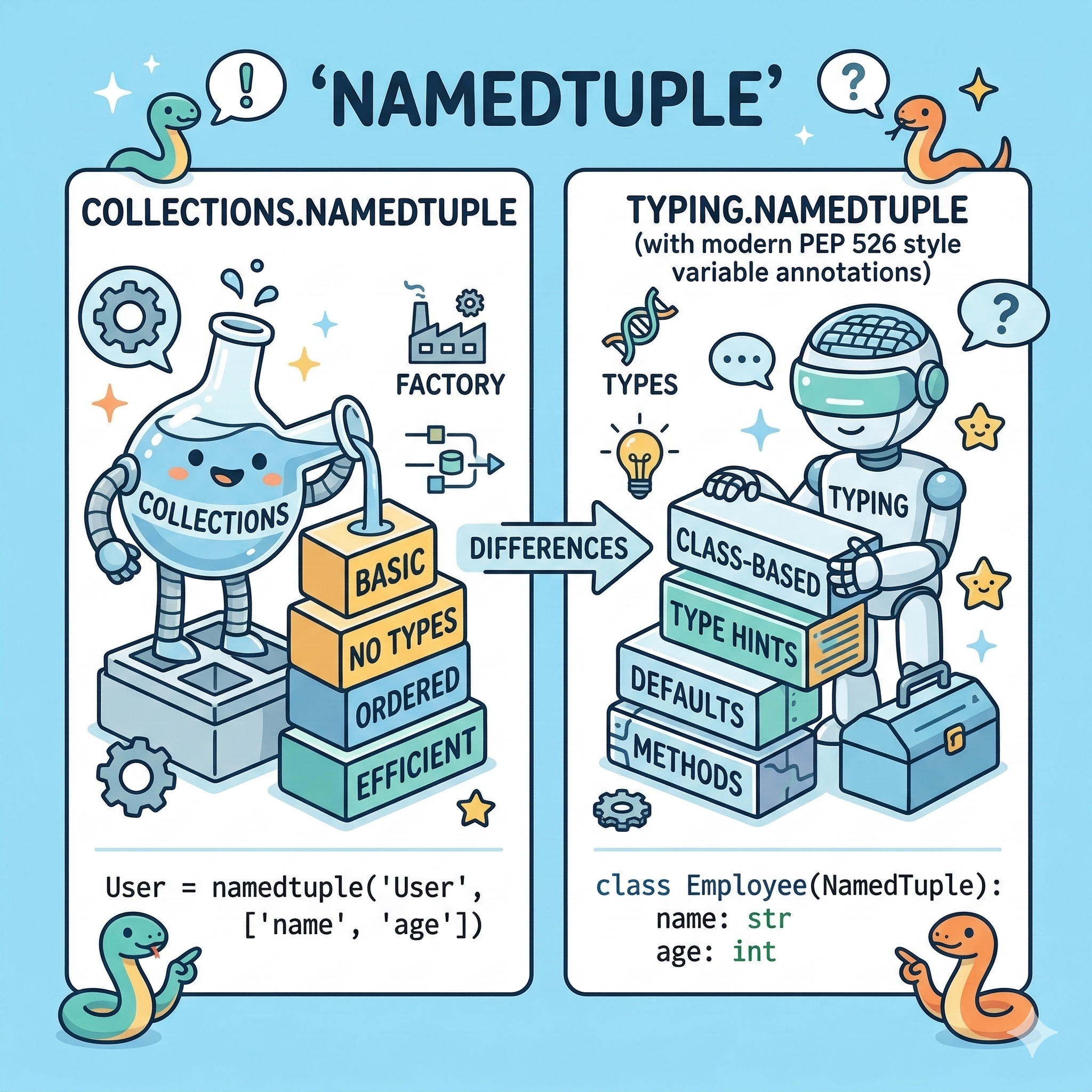 collections.namedtuple과 typing.NamedTuple
