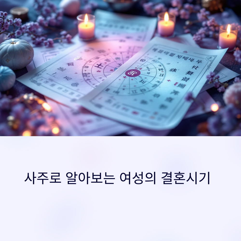 여성 사주에서 보는 결혼 시기 썸네일