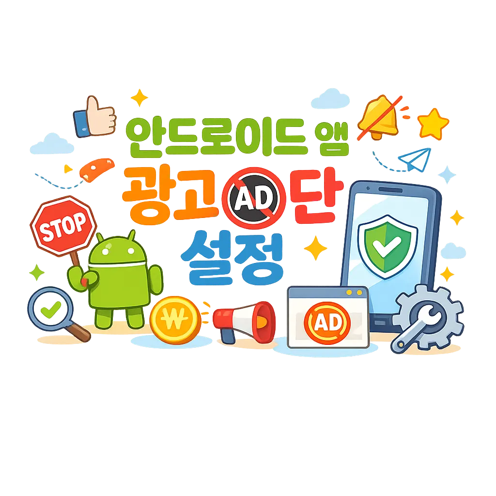 안드로이드 앱 광고 차단 설정 사용 방법