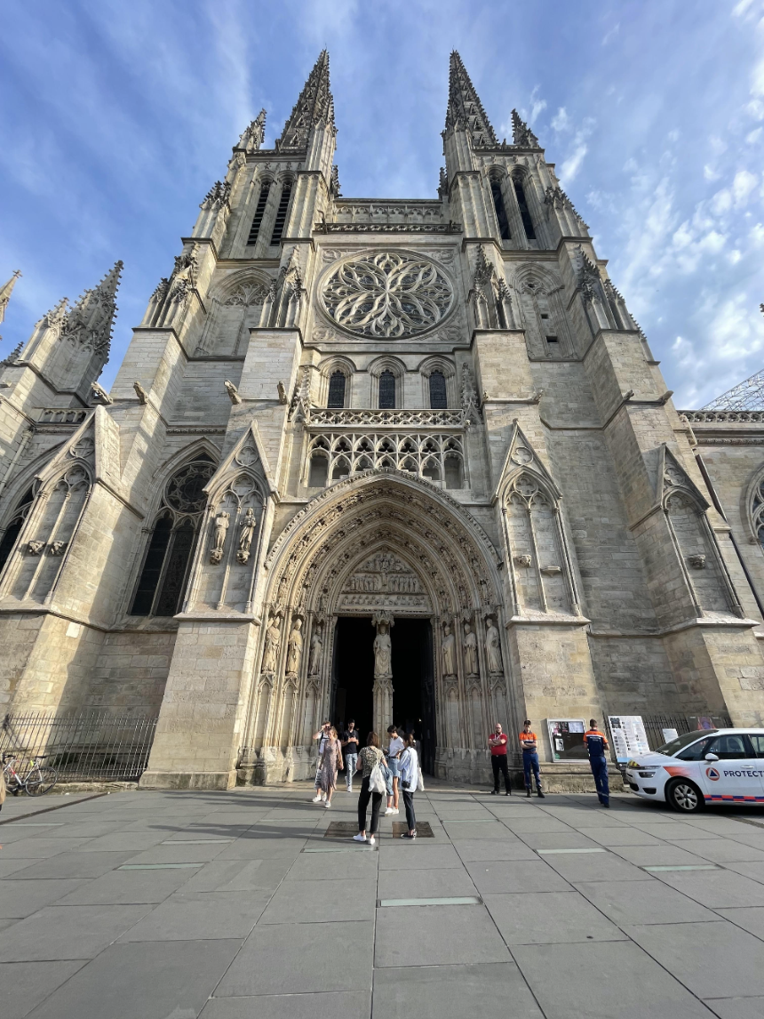 보르도 시가지-보르도 대성당 정면 출입구