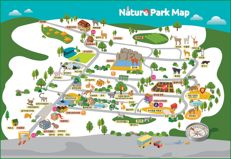 네이처파크 지도