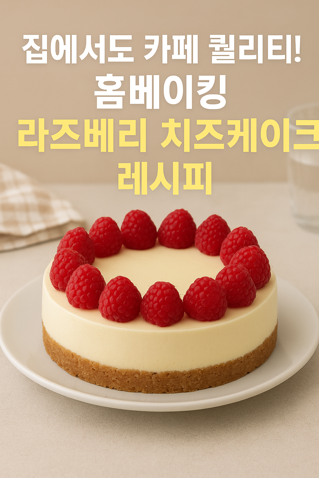 라즈베리 치즈케이크