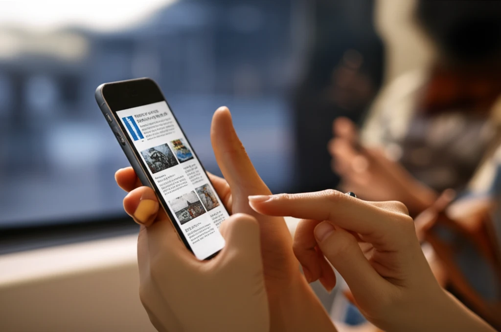 안동 교차로 신문 그대로보기 이용 방..