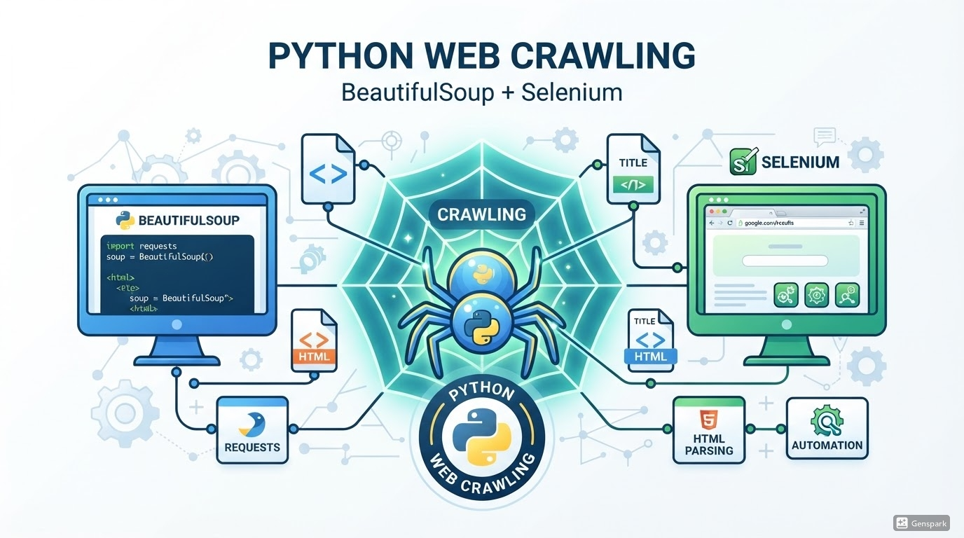 파이썬 웹 크롤링 입문: BeautifulSoup과 Selenium, 언제 무엇을 써야 할까