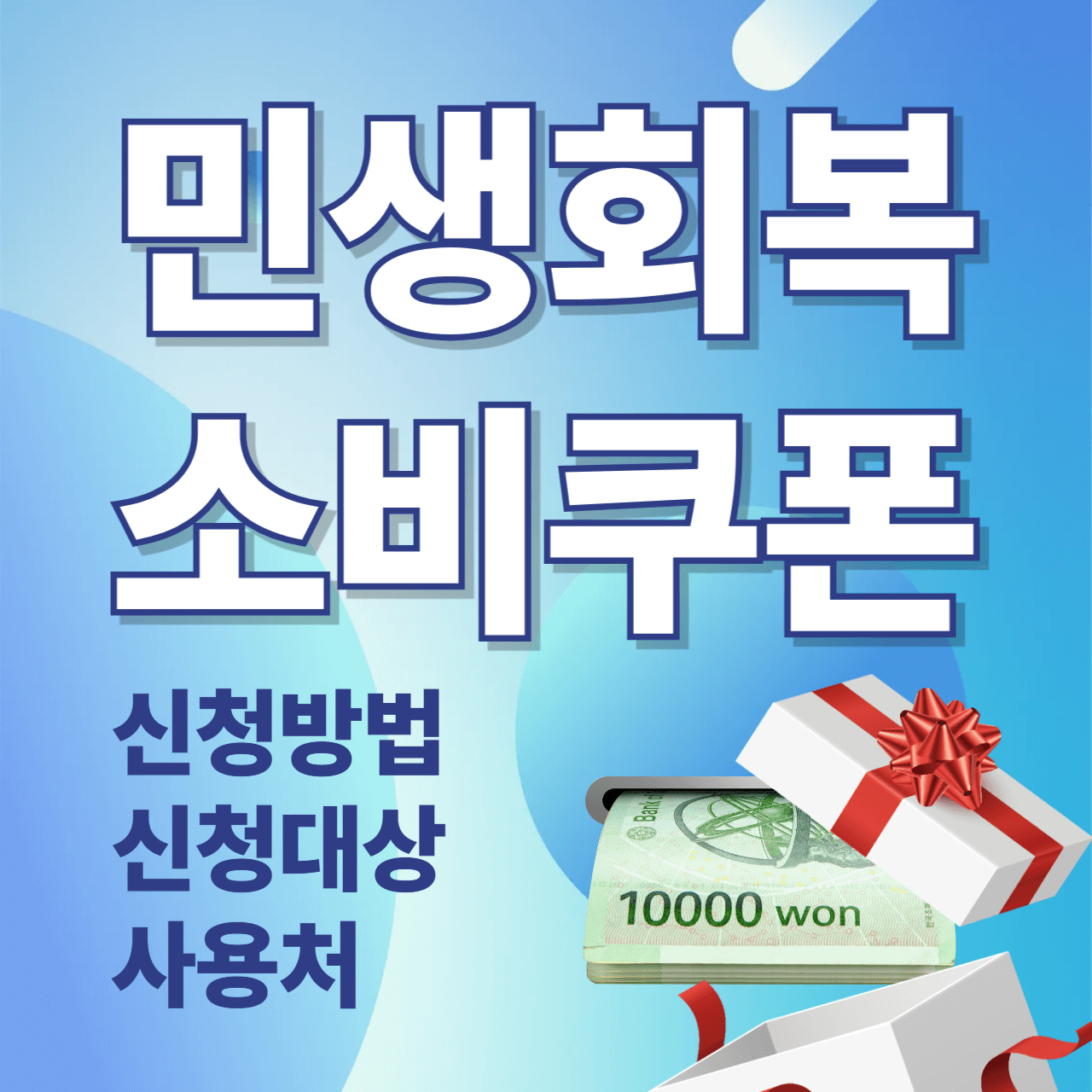 민생회복 소비쿠폰 신청