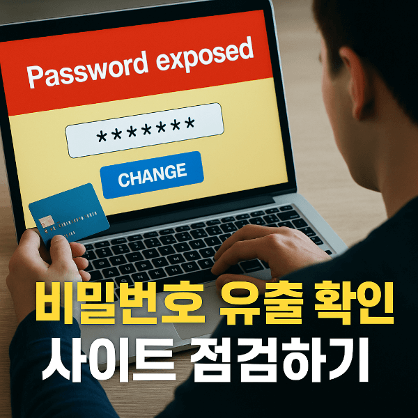 비밀번호 유출 확인 사이트 점검