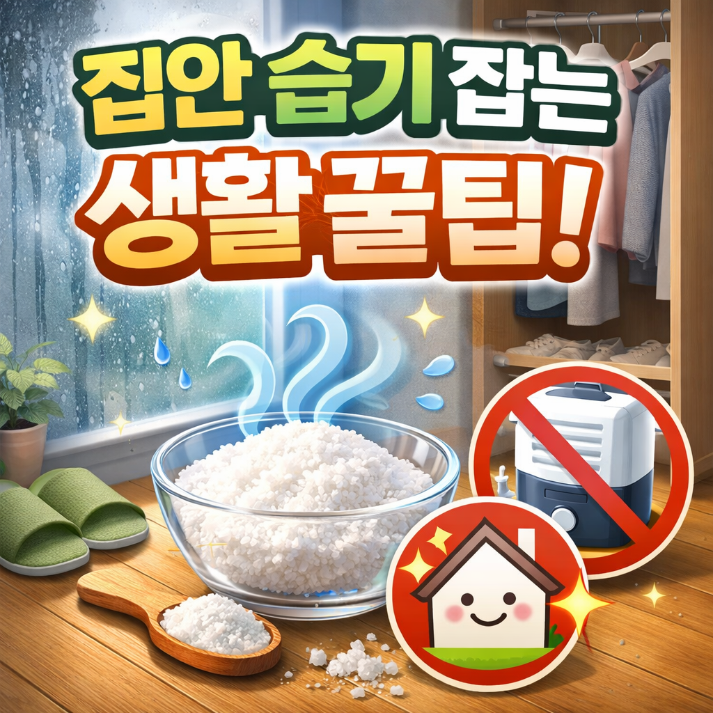 집안 습기를 잡는 단 하나의 생활 꿀팁