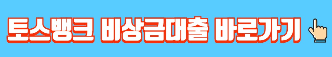 토스뱅크 비상금대출 자격조건 금리 한도 서류