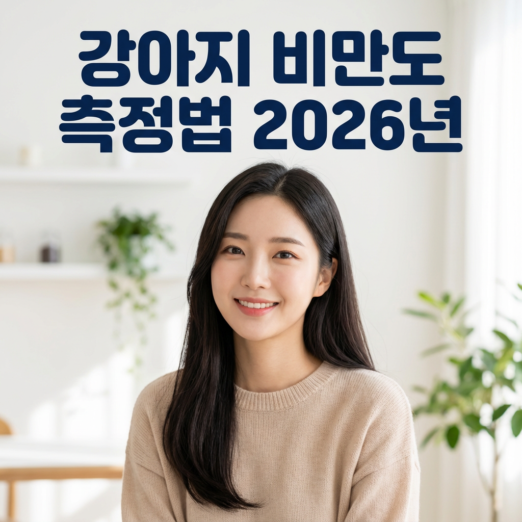강아지 비만도 측정법 2026년 | 체중·BCS 자가진단 체크리스트