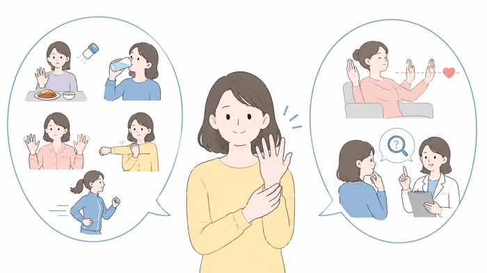 아침에 손이 붓는 이유