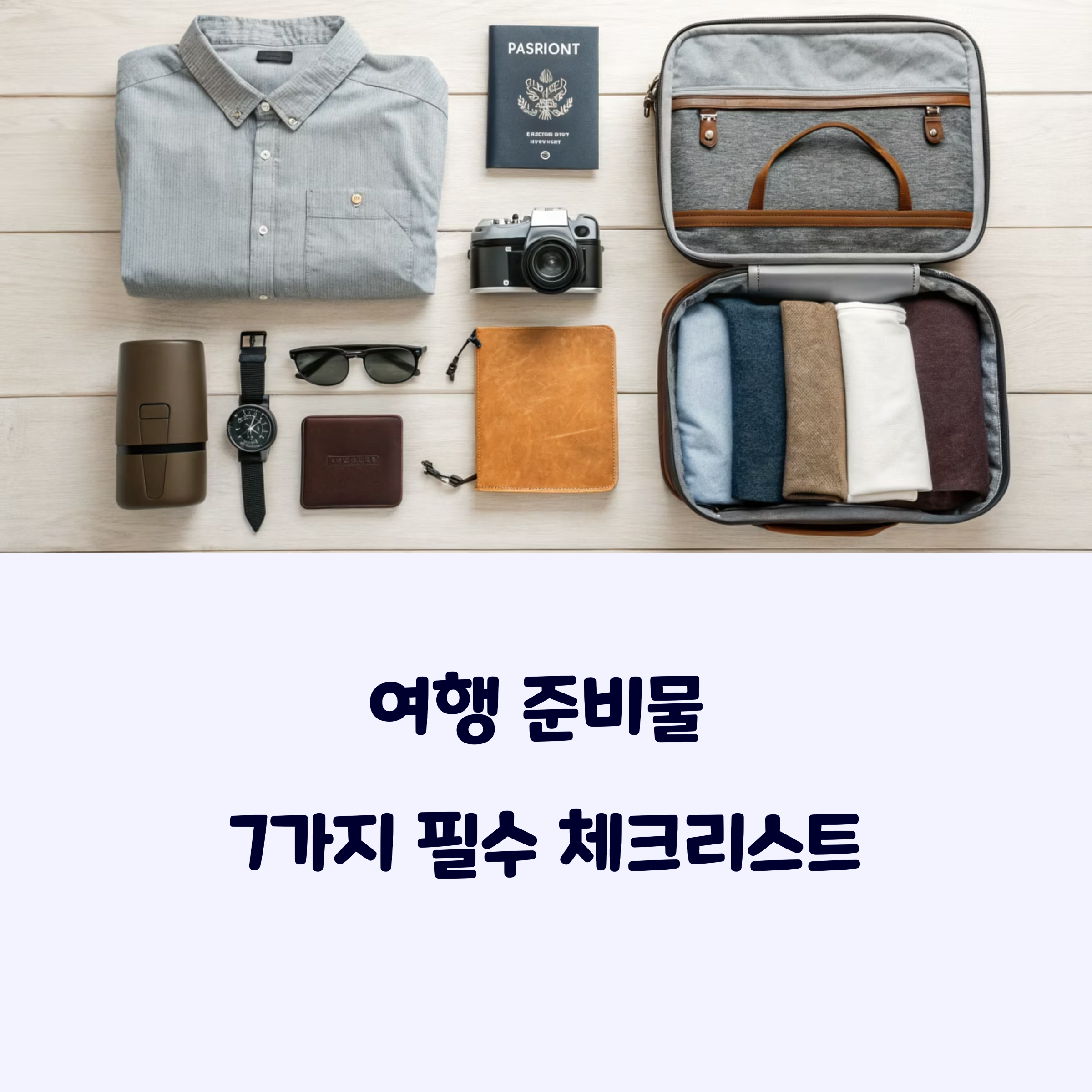 여행준비물